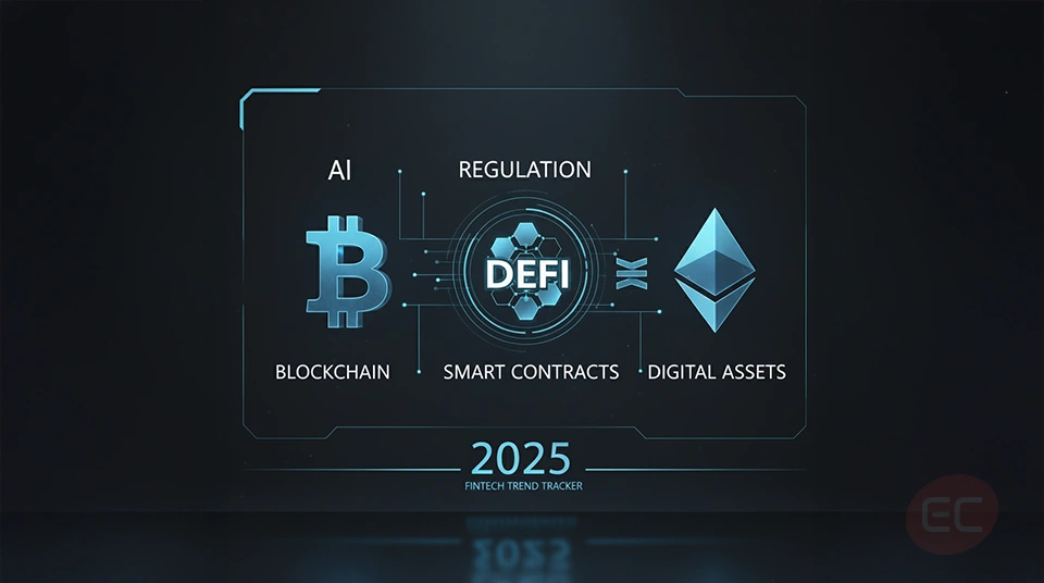 Cryptocurrency investor reviewing cryptocurrency market trends 2025, highlighting AI integration