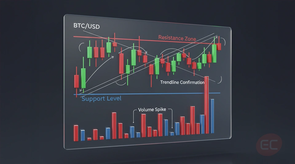 How to find support and resistance levels using chart patterns and technical indicators