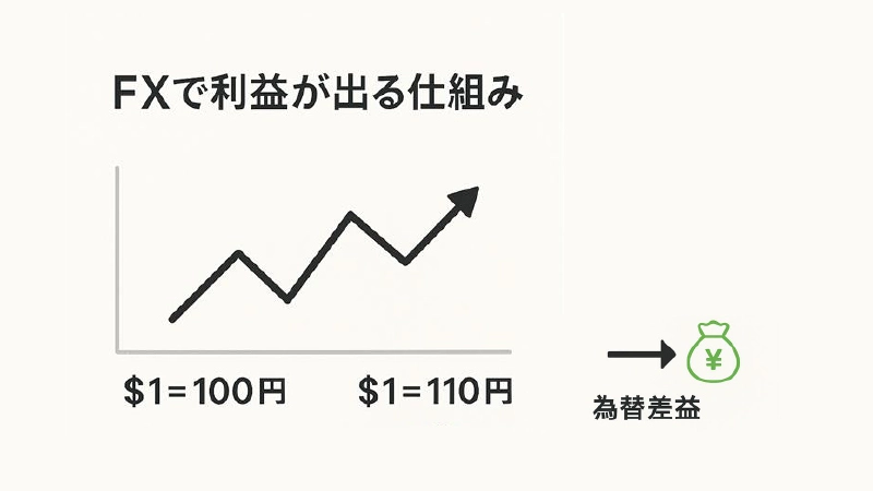 Mechanism of generating profit in Forex (Exchange Gain)