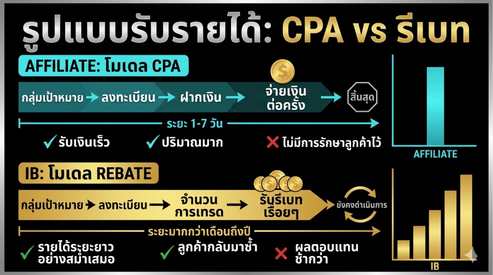 การรับรายได้แบบ Affiliate กับ IB