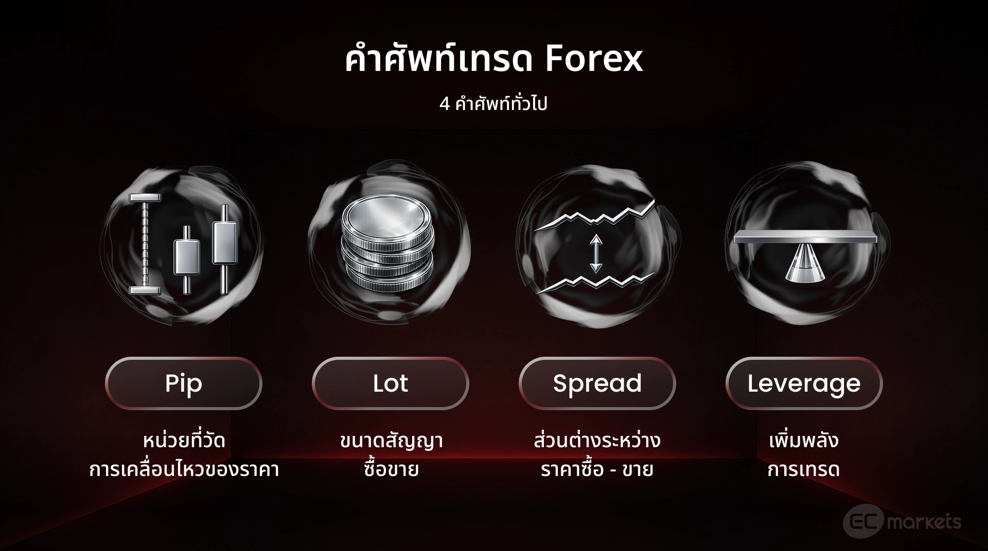 คำศัพท์ Forex ที่สำคัญต่างๆ