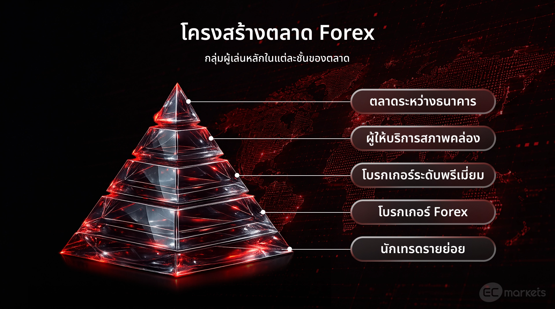 ลำดับผู้เล่นในตลาด Forex