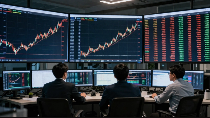 nhà đầu tư mua vàng khi giá vàng tăng.