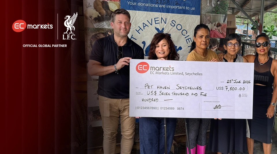 EC Markets donates $7,500 to Seychelles Pet Haven Society in support of vulnerable dogs.