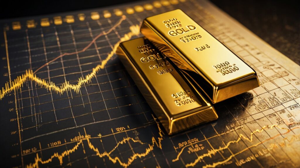 Copper and gold price comparison illustrating the copper-gold ratio as an indicator of market sentiment and economic growth expectations.