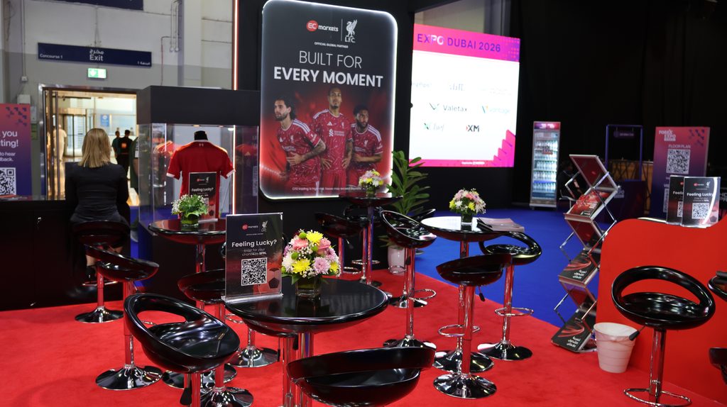 EC Markets Built for Every Moment display at Forex Expo Dubai