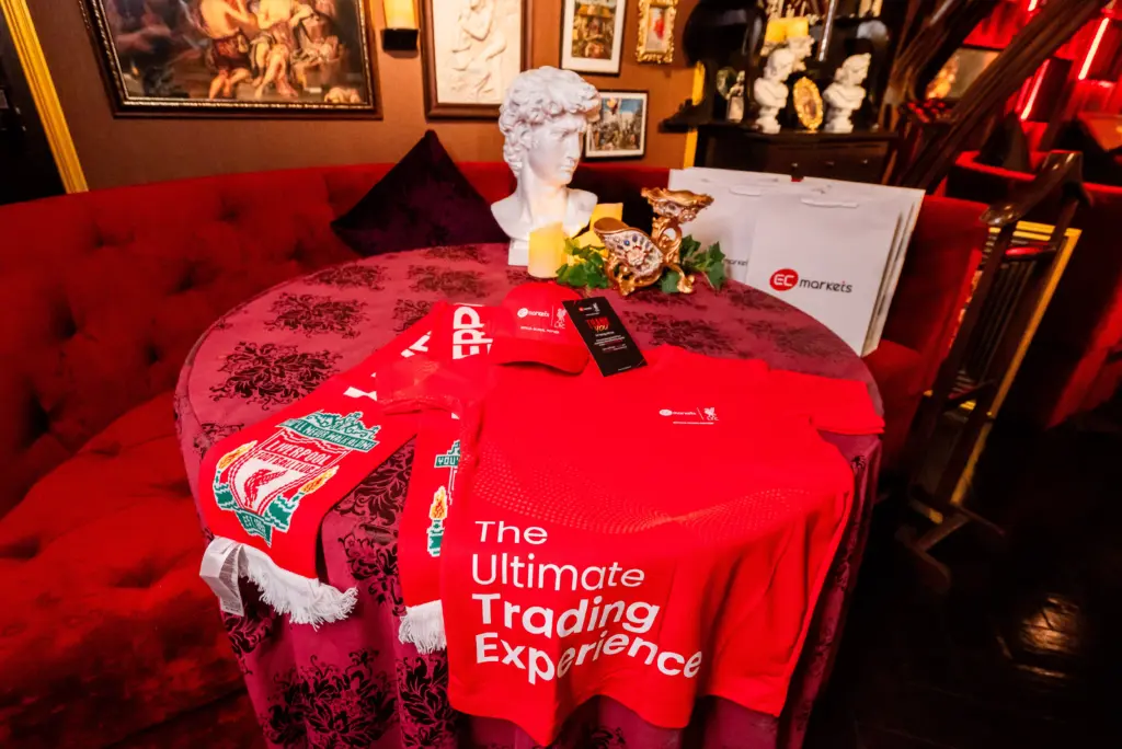 EC Markets x Liverpool FC gifts prepared for KOP Run After Party guests