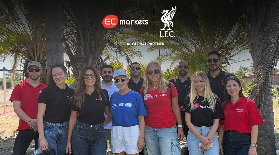 EC Markets team members at the CYMEPA beach clean-up in Limassol, Cyprus
